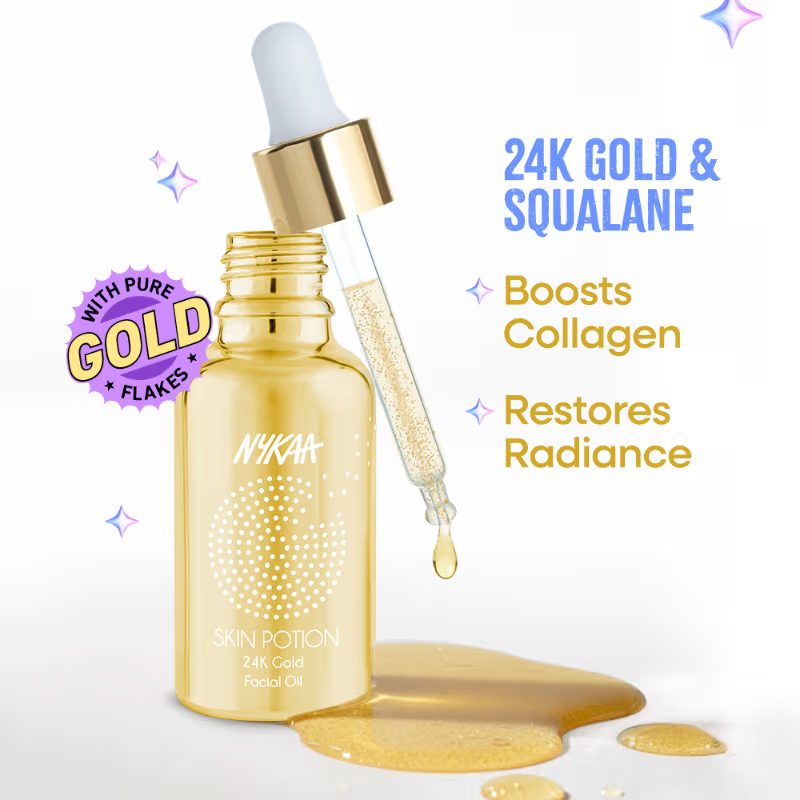Nykaa Skin Potion 24K Gold Facial Oil
