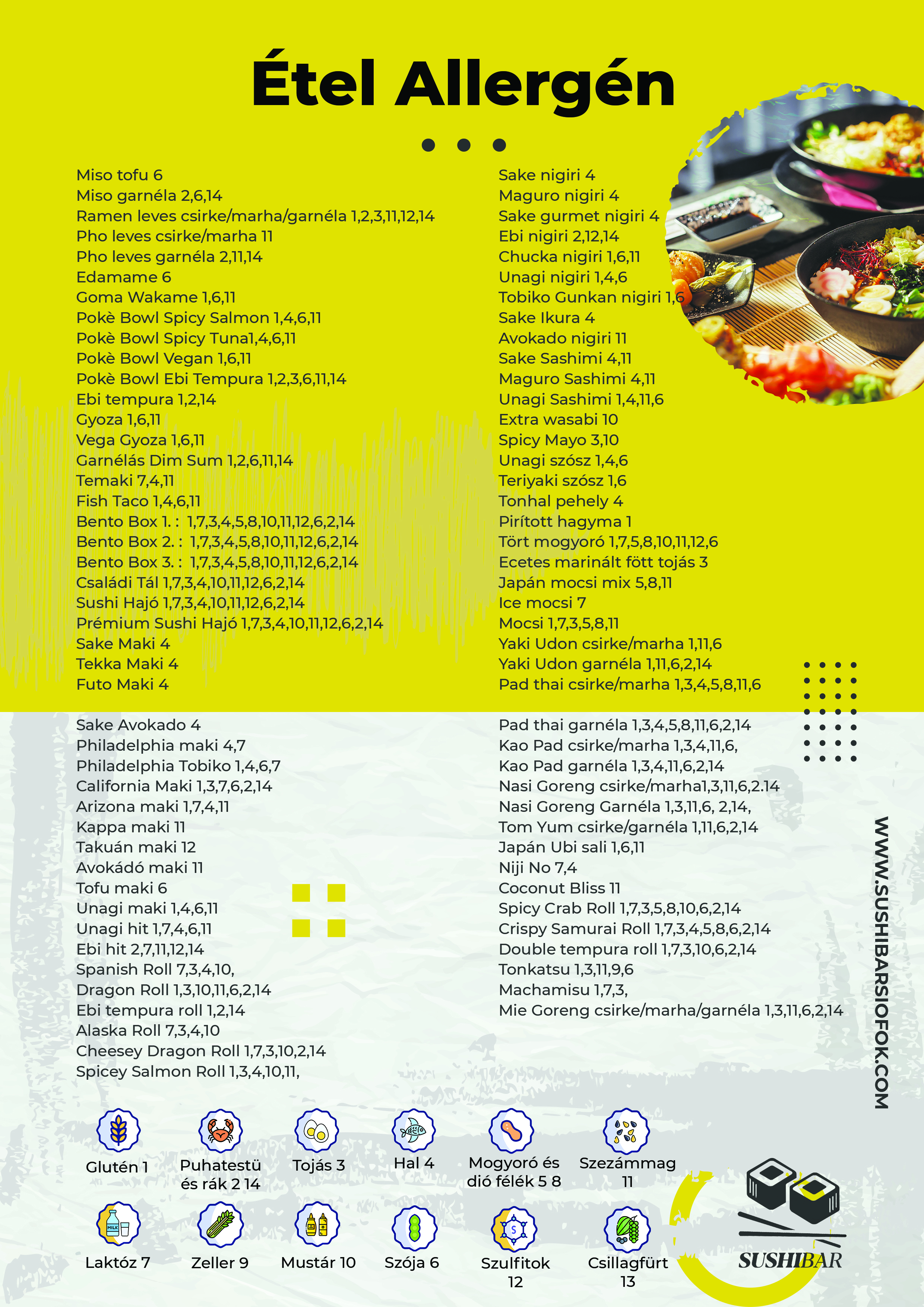 Menu page