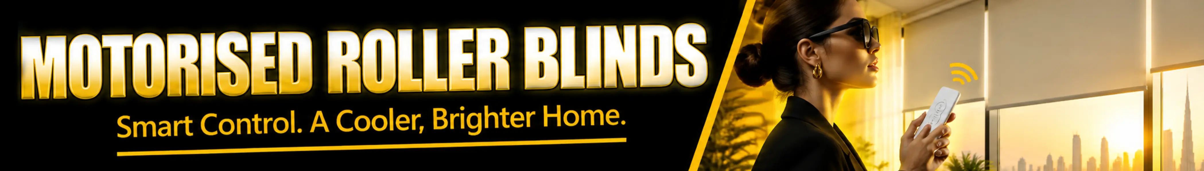 Motorised Dimout Roller Blinds