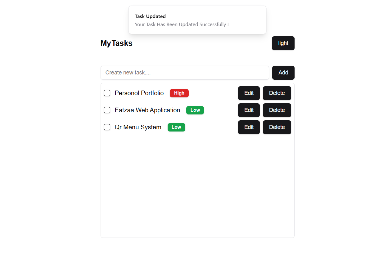 Advance Todo List App
