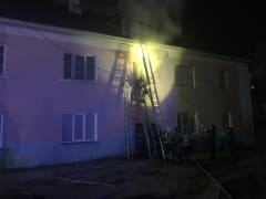 В Жилом доме по Лескова в Орле случился пожар