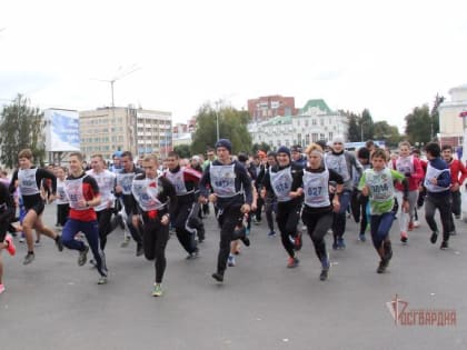 Орловские росгвардейцы присоединились к Всероссийскому дню бега «Кросс Нации-2019»