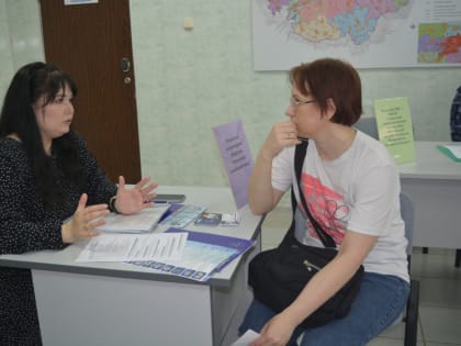 В Мценске помогают найти работу на Всероссийской ярмарке вакансий