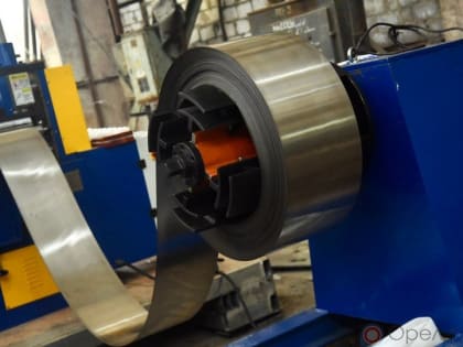 На мценском заводе запущена новая линия продольной резки рулонов