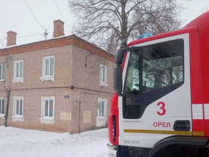Орловское МЧС спасло 4 человек из пожара в многоквартирном доме