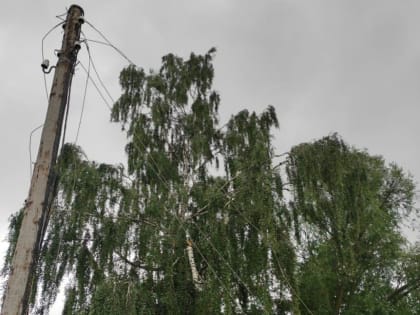 Специалисты «Орелэнерго» восстанавливают нарушенное непогодой электроснабжение