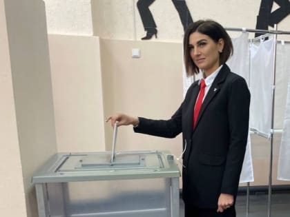 Глава Мценского района Екатерина Ерохина приняла участие в выборах Президента России