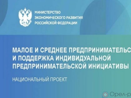 Предприниматели Орловщины получают финансовую поддержку благодаря нацпроекту