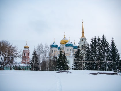В канун дня памяти священноисповедника Георгия Коссова Архипастырь совершил богослужение в Спасо-Преображенском соборе Болхова