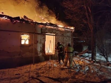Под Ливнами при пожаре погиб мужчина