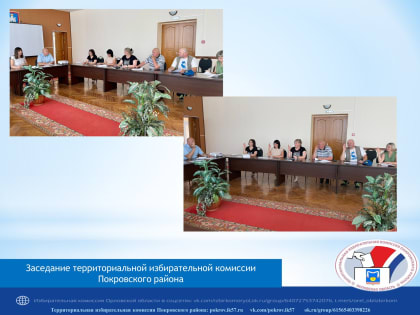 35-е заседание территориальной избирательной комиссии Покровского района