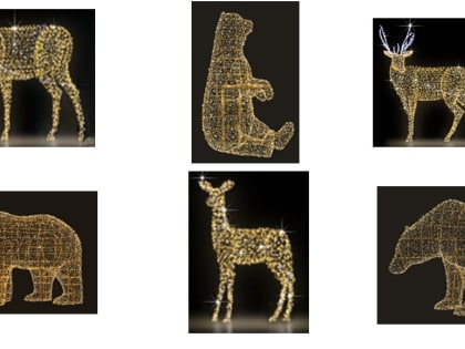 Орел купил гигантских медведей и оленей за 8,6 миллиона рублей