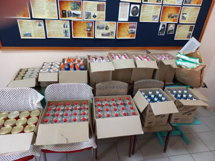 Крестительский храм Орла передал гуманитарный груз для военных госпиталей