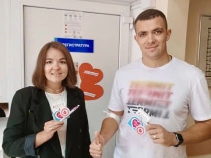 В КП-7 УФСИН России по Орловской области сотрудник и члены его семьи сдали кровь для вступления в Федеральный регистр доноров костного мозга