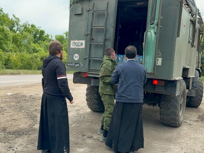 Орловская епархия оказала помощь в доставке 20 тонн воды