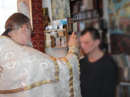 В православном храме  ИК-5 УФСИН России по Орловской области состоялось таинство Крещения