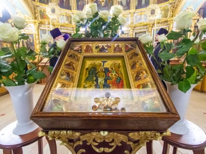 Владыка Тихон совершил Литургию в Крестительском храме Орла в день его престольного праздника