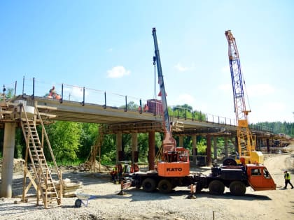 Клычков оценил строительство моста между деревнями Касьяновка и Тайное