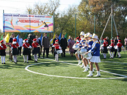 В Ливнах появилась новая спортивная площадка для будущих чемпионов