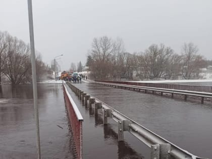 В Орловском муниципальном округе подтопило три моста