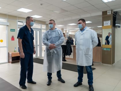 Глава орловского депздрава проинспектировал больницу Боткина