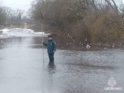 В Орловской области подтопило низководный мост