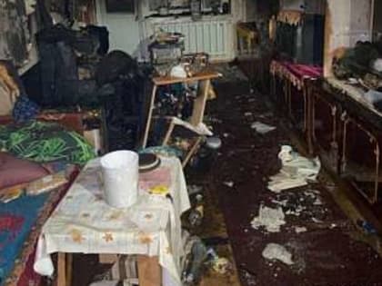 В Орле в первый день нового года пожар унес жизнь мужчины