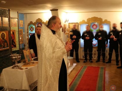 В исправительных учреждениях Орловщины отметили Крещение Господне