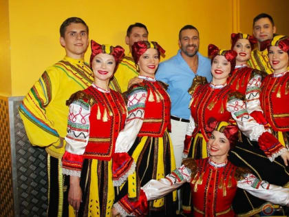 Артисты орловского ансамбля танца «Славица» выступили на НТВ