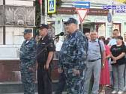 Сводный отряд орловских полицейских отправился в служебную командировку на Северный Кавказ.