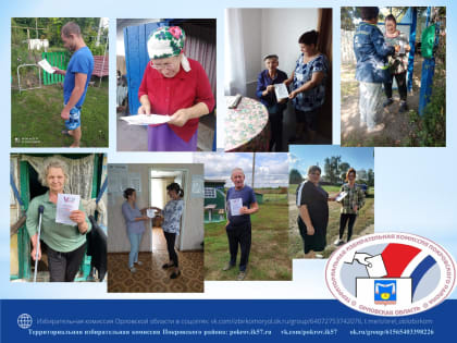 Продолжается информирование избирателей.