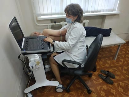 Новый аппарат УЗИ сердца в Верховской ЦРБ