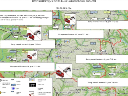 На Орловщине ожидаются дожди и +7 градусов