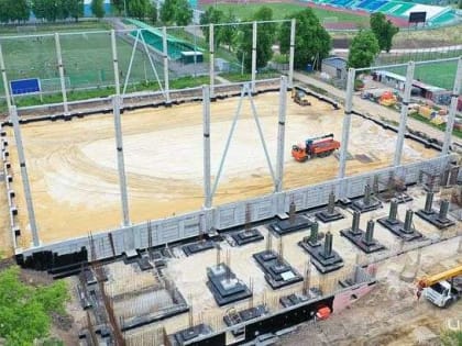 В 2023 году планируют завершить строительство футбольного манежа на стадионе Ленина в Орле