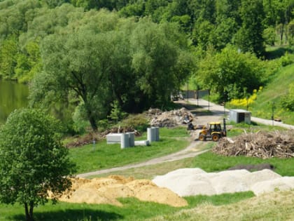 Работы в парке