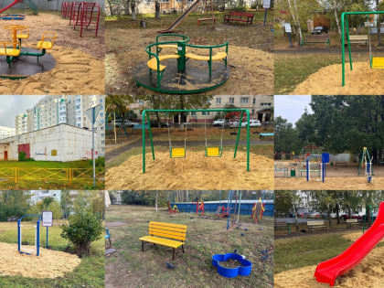 Дворы Северного района Орла преображаются