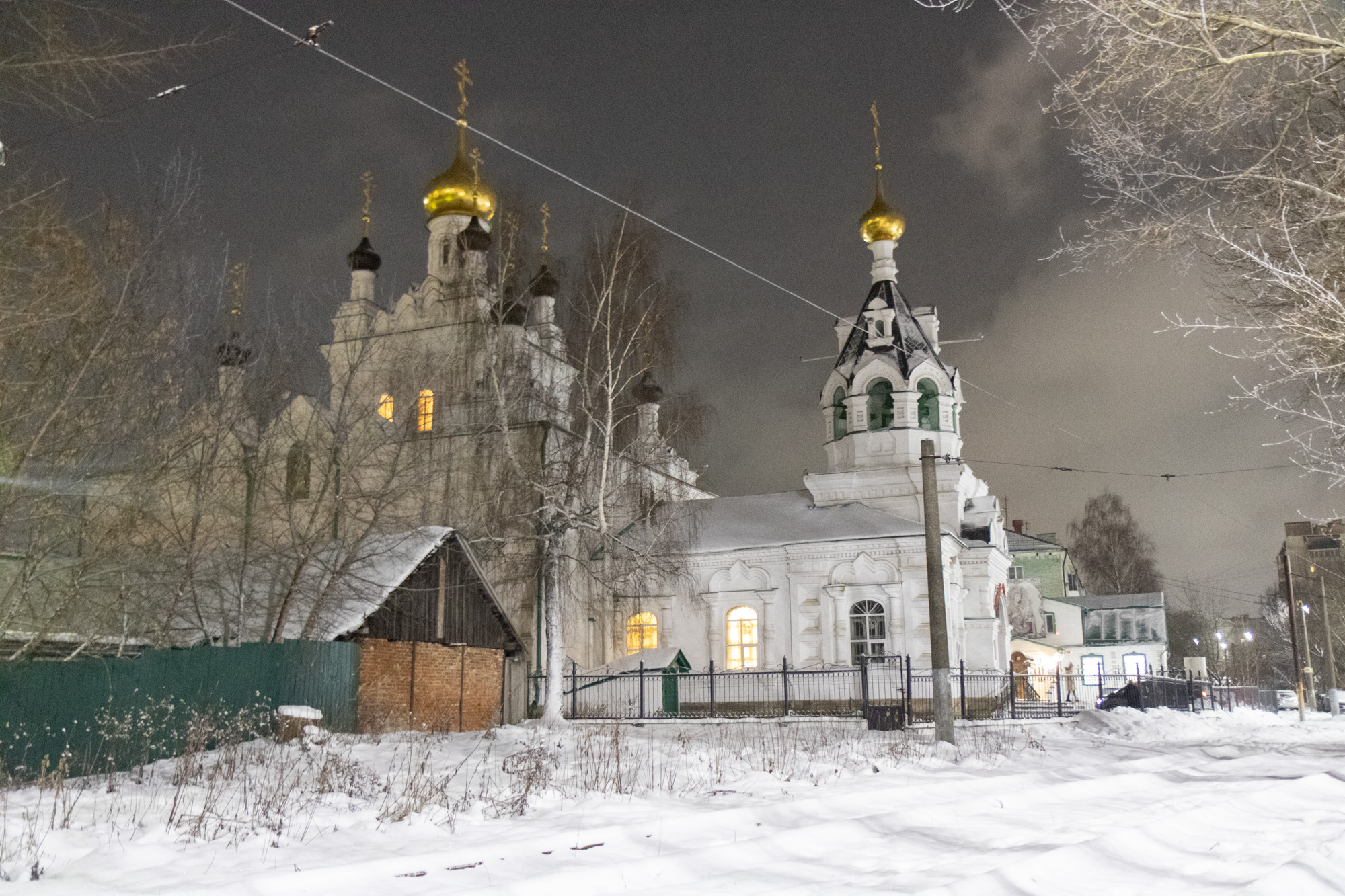 Служба в церкви на Николу зимнего