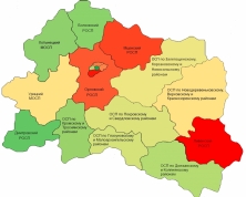 Орловская область режим. Орловской области карта Орловской области. Орловская область на карте России с районами. Карта Орловской области по районам. Карта Орловской области с районами.