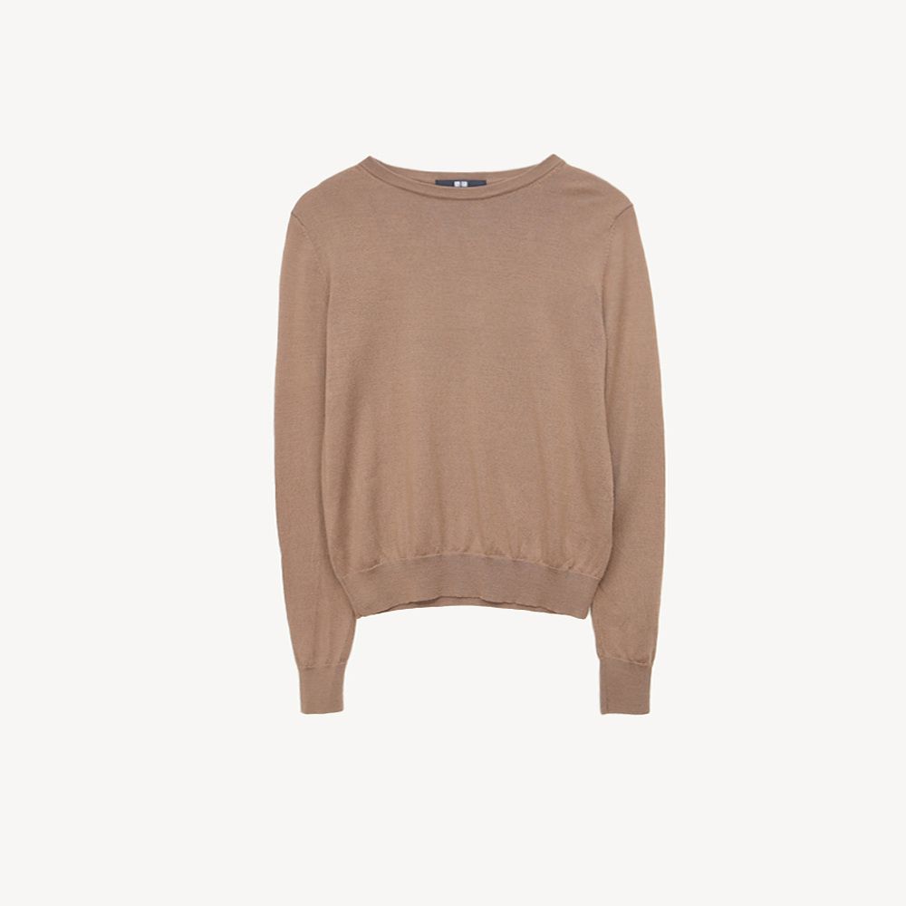 UNIQLO 유니클로 울100% 기본 니트 WOMAN-S