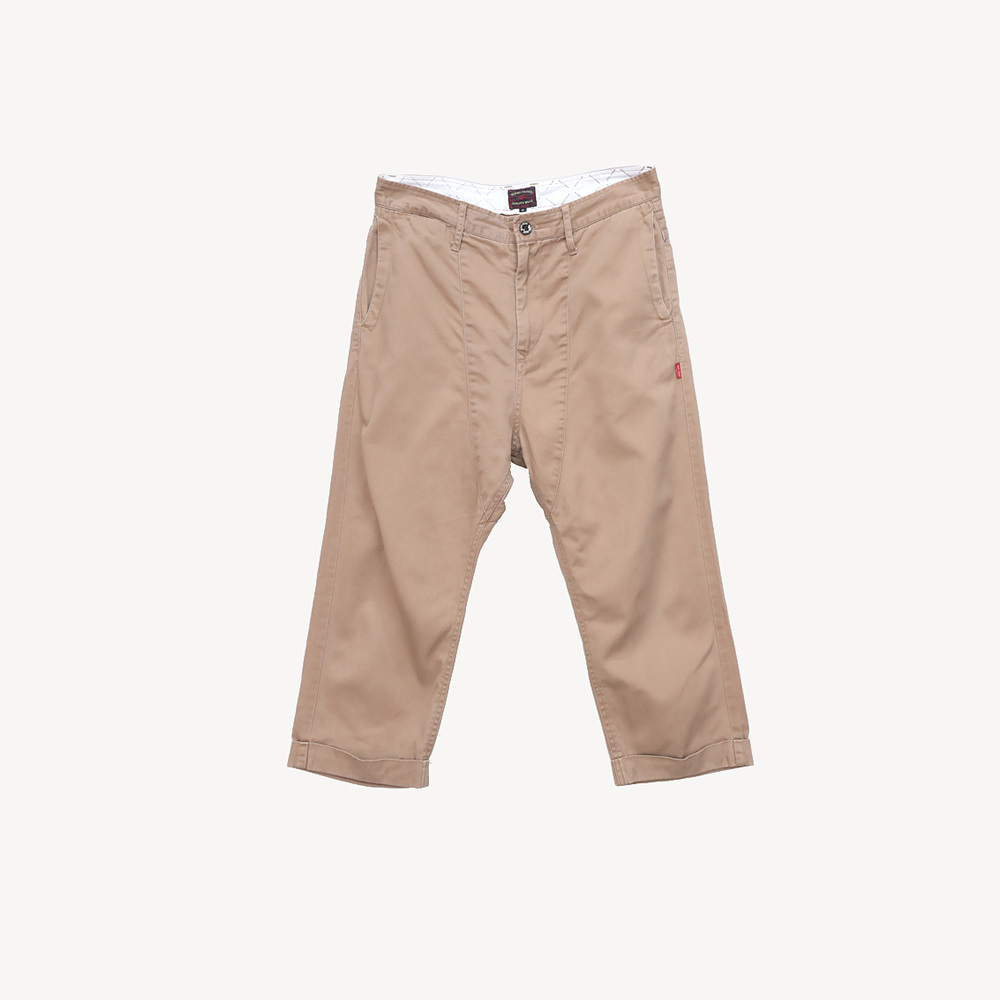 BEAMS HEART 빔즈 면 7부 배기팬츠 MAN-M