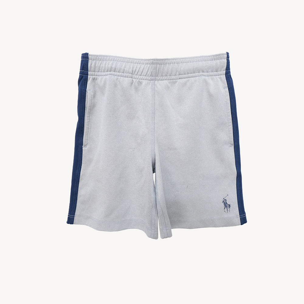 POLO RALPH LAUREN 폴로 랄프로렌 밴딩 배색 폴리 하프팬츠 KIDS-4Y