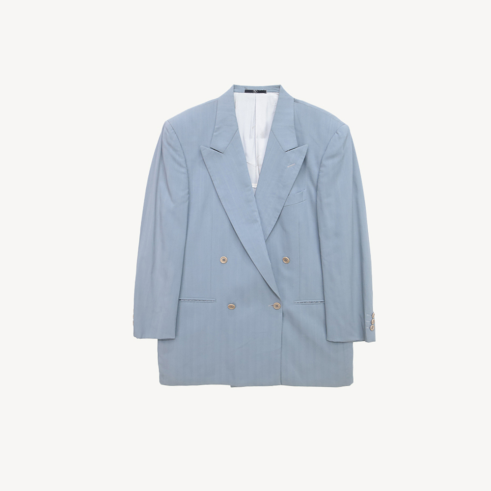 VALENTINO 발렌티노 더블버튼 버진울 블레이저 MAN_XS