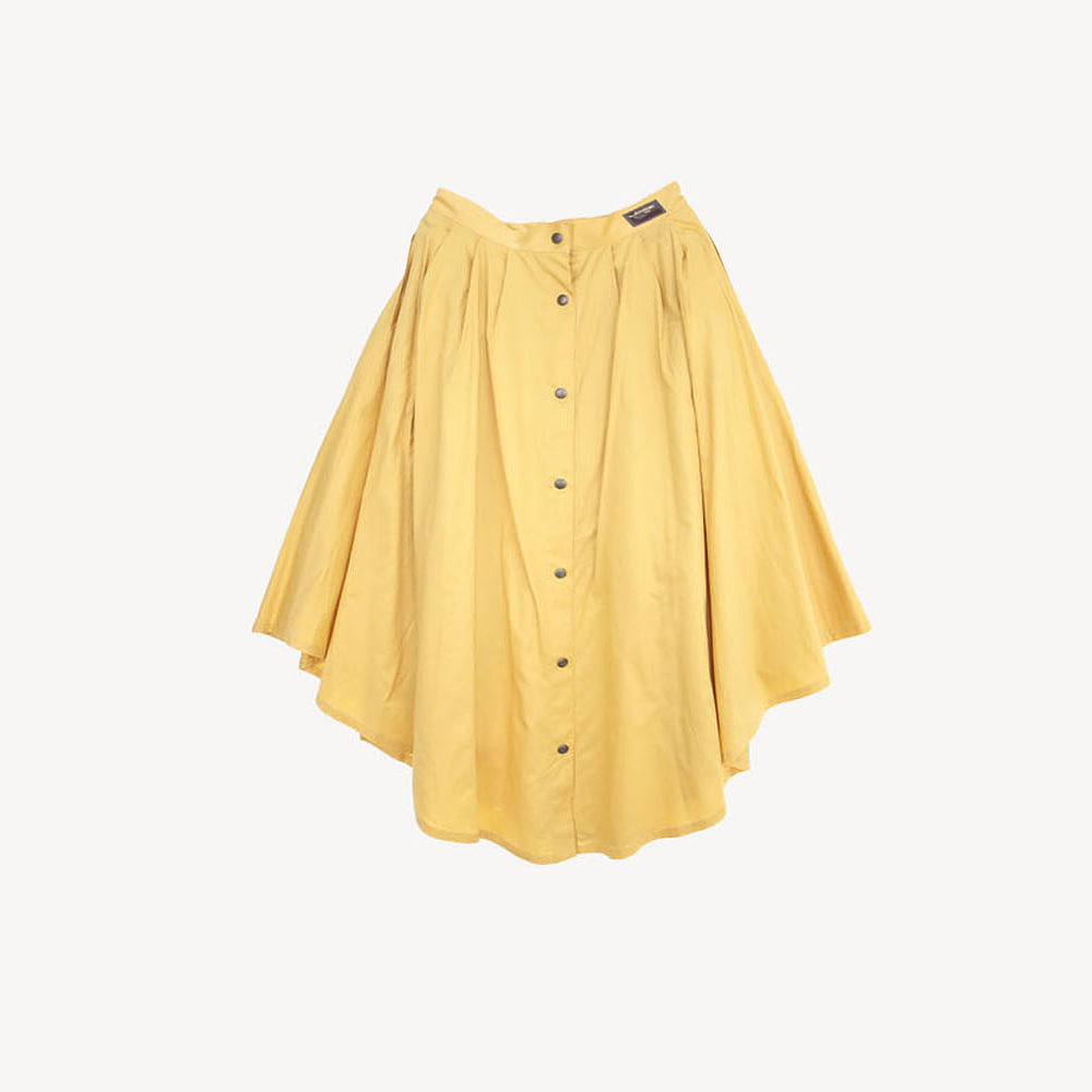 LANCEL 란셀 코튼 버튼 서클 스커트 WOMAN_23인치