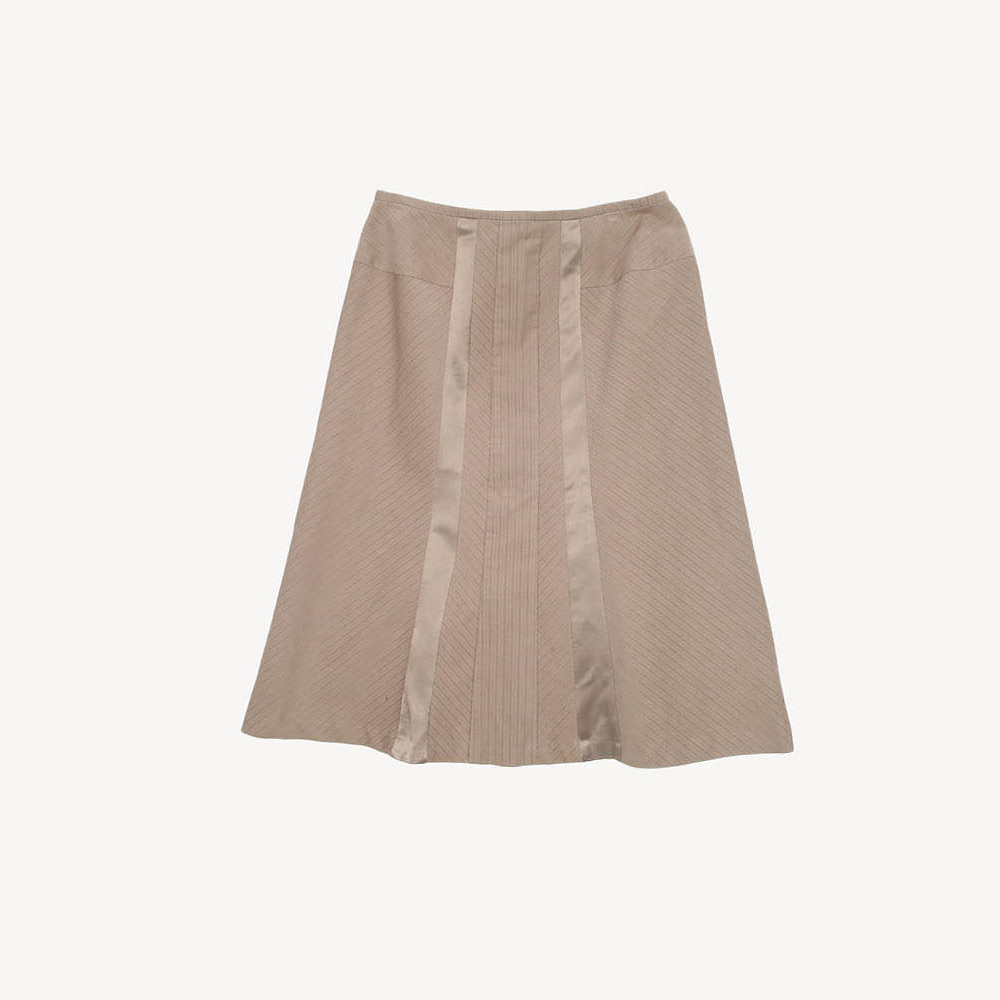 SONIA RYKIEL 폴리혼방 더블라인 스커트 WOMAN_25인치