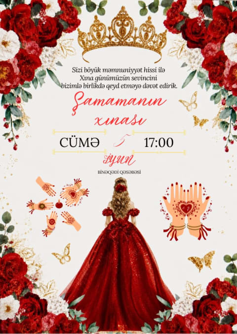 Peşəkar dəvətnamə hazırlanması 💌