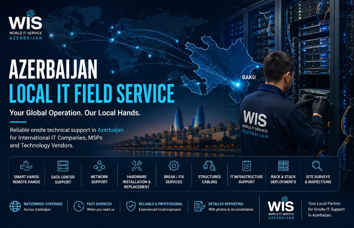 Azərbaycanda Peşəkar IT Support, Field Service və Smart Hands