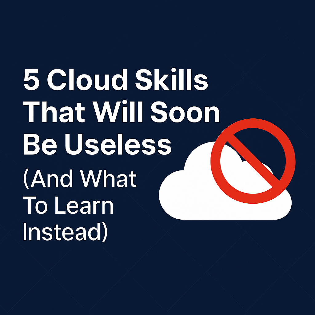 5 Cloud Skills That Will Soon Be Useless
