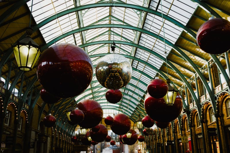 London Covent Garden at Christmas