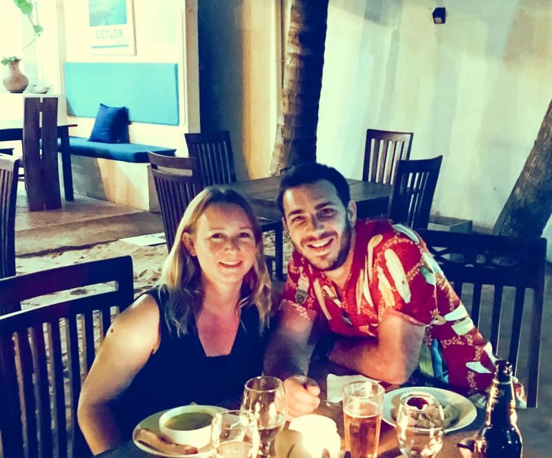 Ken and Liz at Hikka