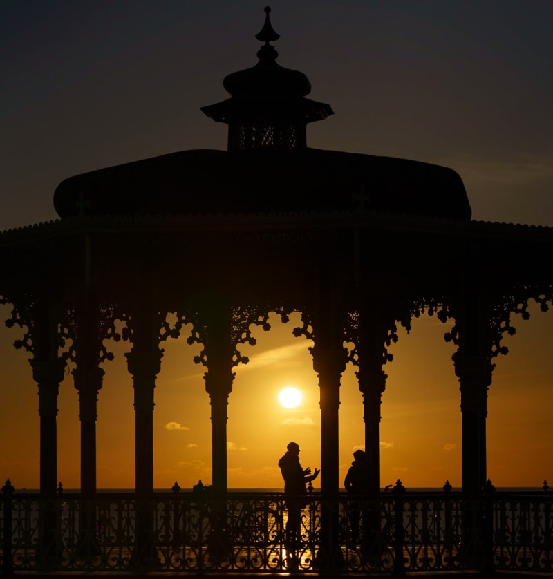 Sunset bandstand